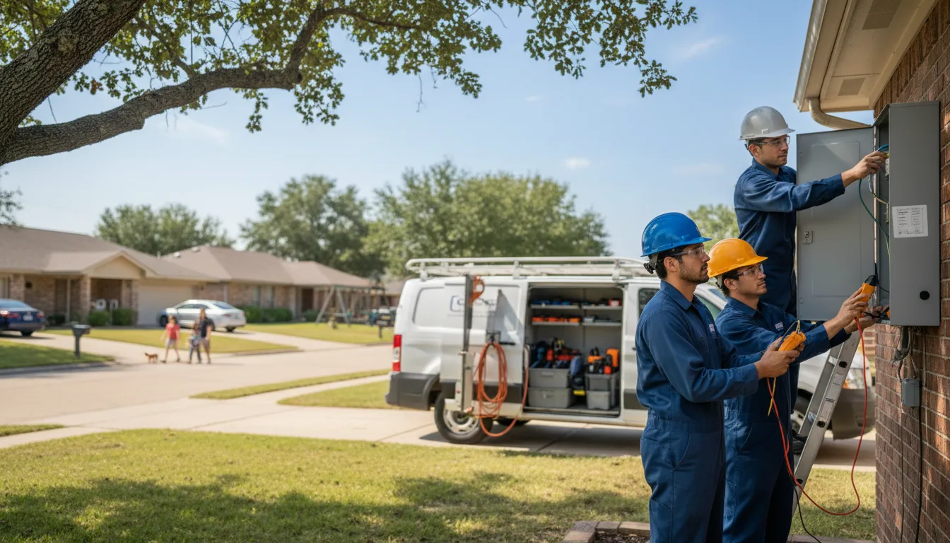 Certified electrician providing emergency electrical services in Huxford, AL